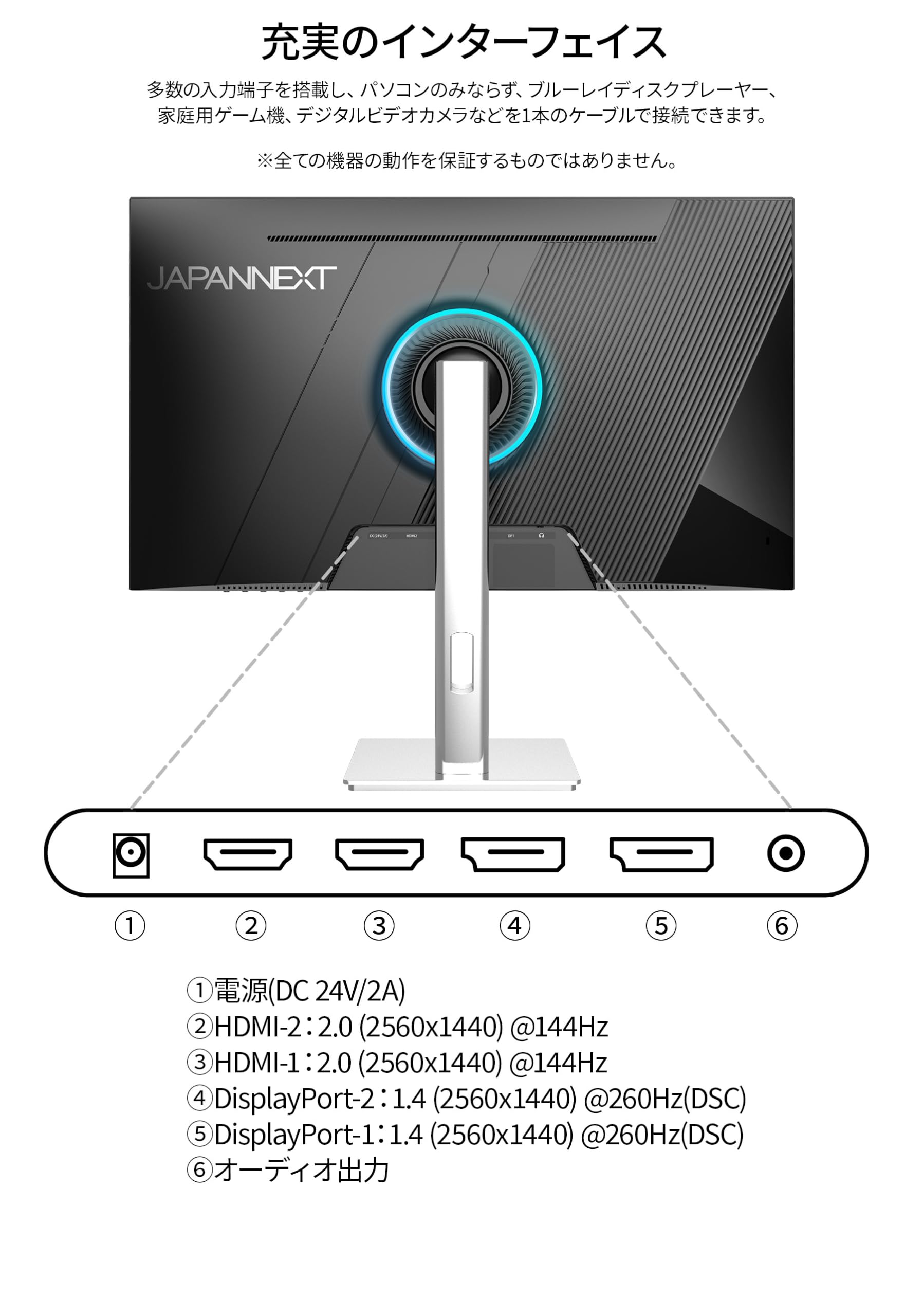 Amazon.co.jp: JAPANNEXT 27インチ ゲーミングモニター JN-IPSB27G260Q